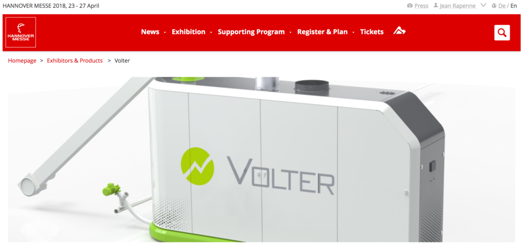Stand VOLTER au HANNOVER MESSE